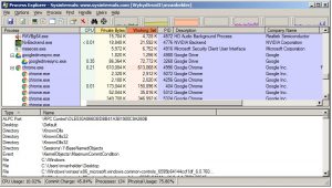 Sysinternals process explorer как узнать порт