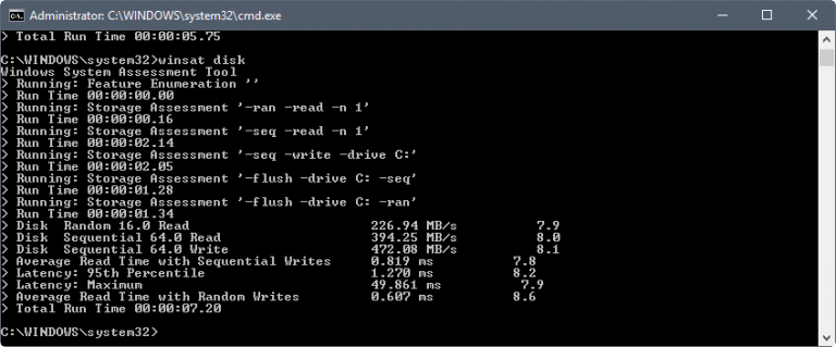 Is it safe to run winsat.exe? Is it malware or a virus?